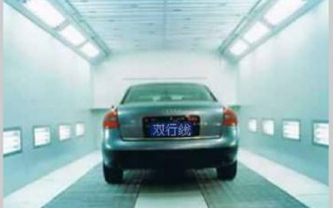 Automotive coating air filtration
